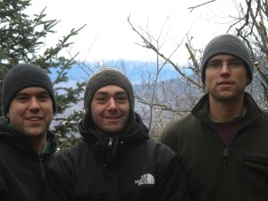 chris posando para la gente del Volcán Baru